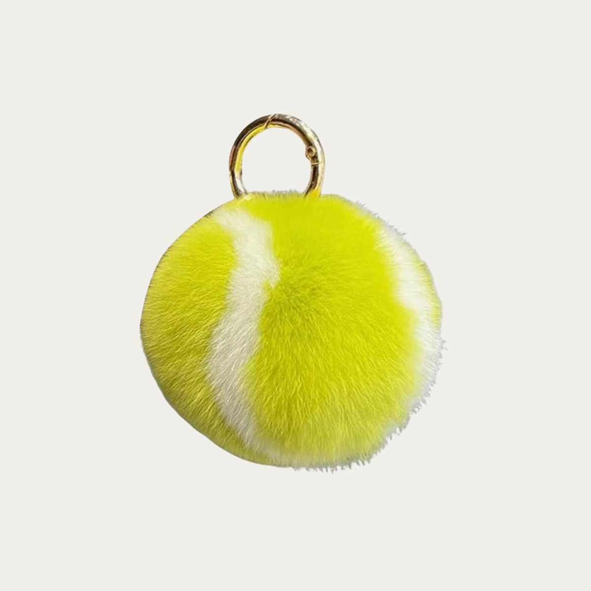 Fluffy Tennis Ball Keychain – SERVES