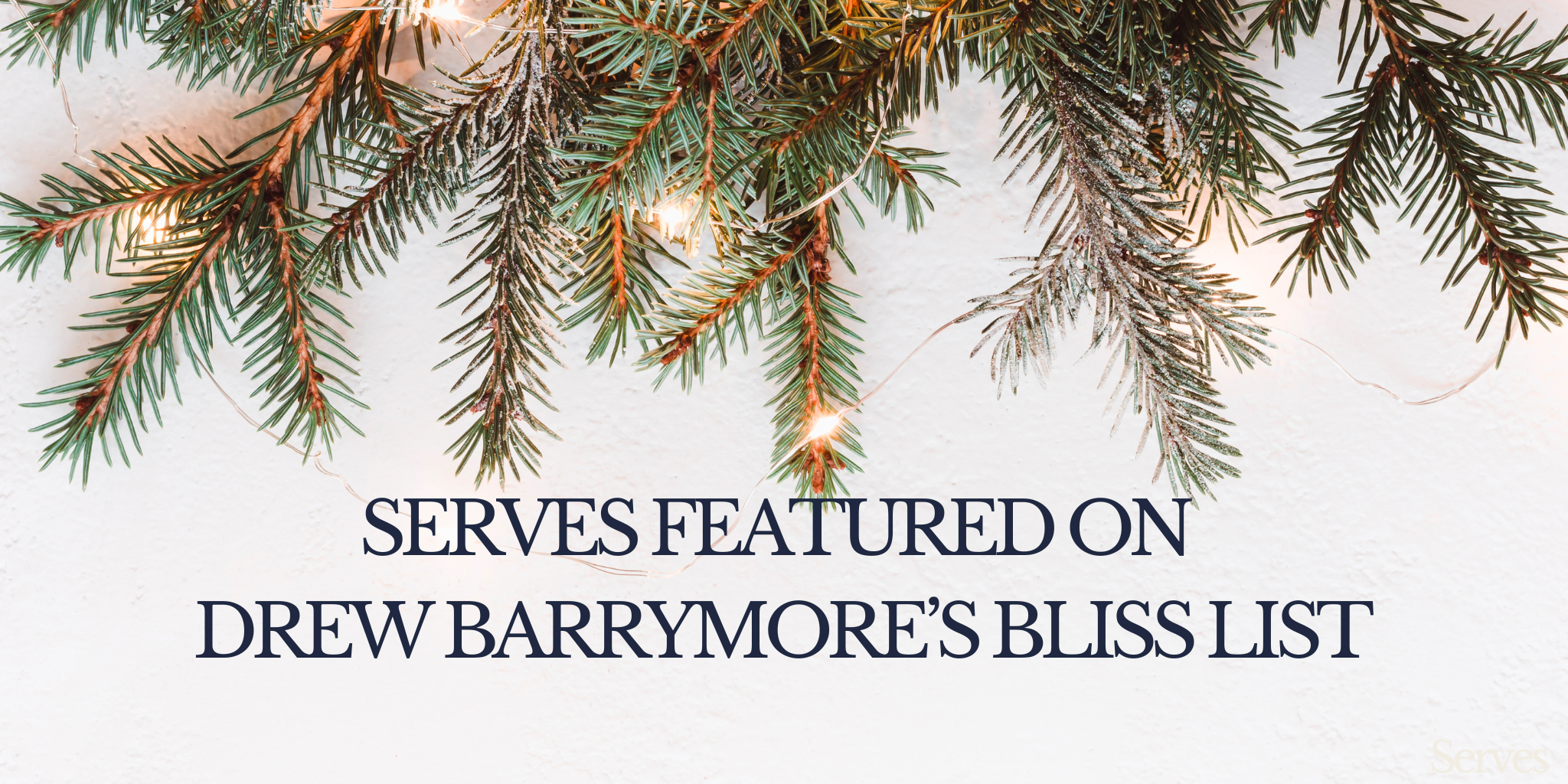 Serves featured on Drew Barrymore's Gift Guide