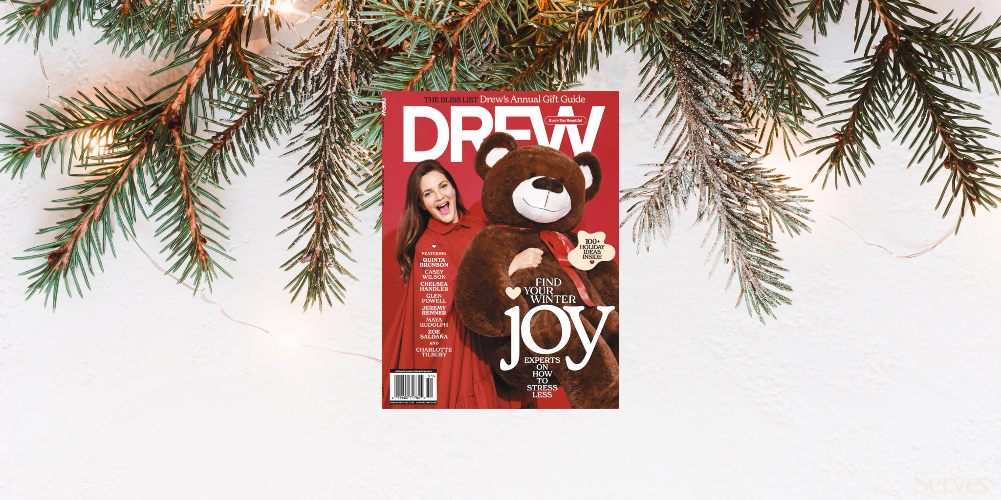 Serves featured on Drew Barrymore's Gift Guide